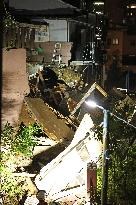 Tokyo, Suginami Ward: House Collapse